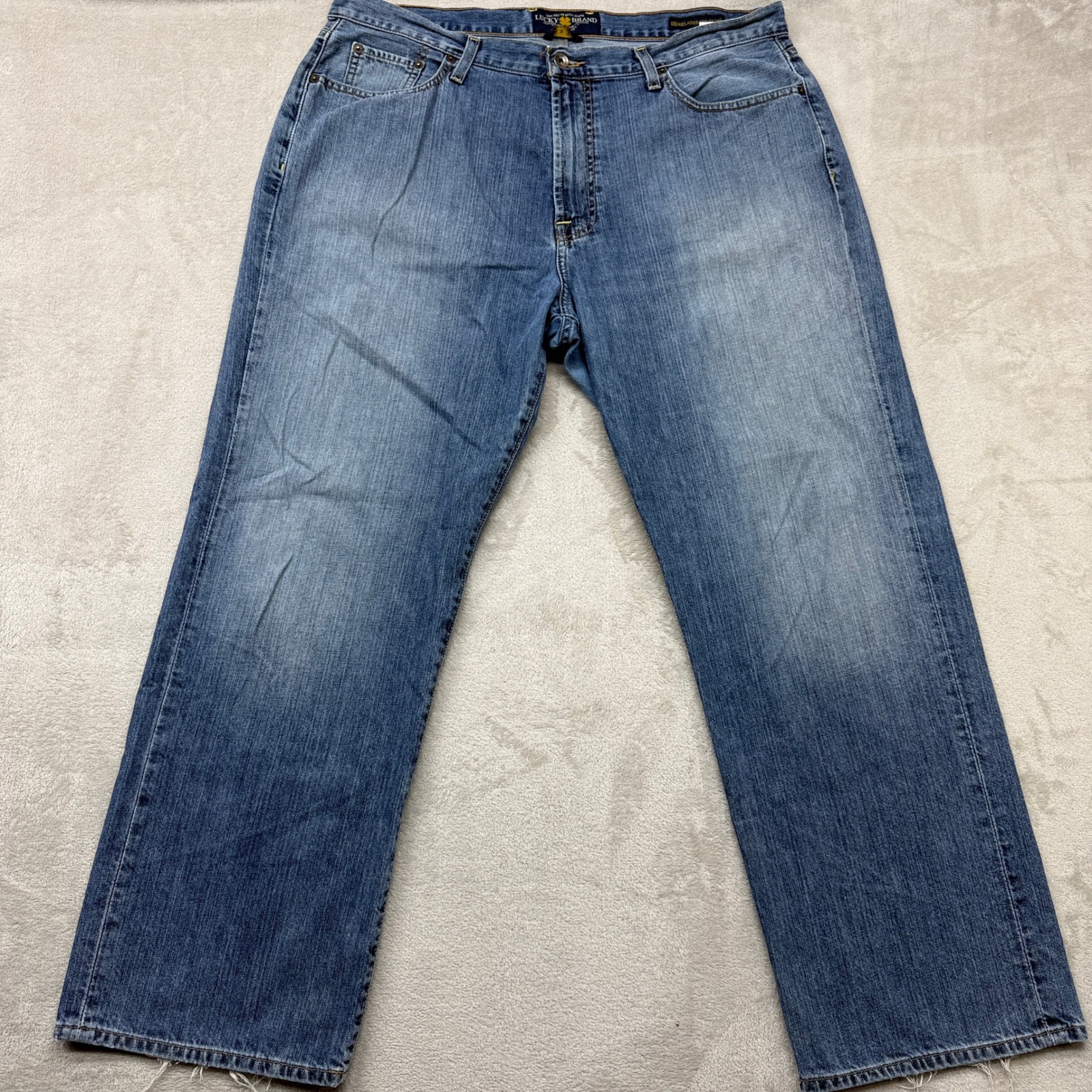 Vtg Lucky Brand Relaxed Fit Jeans Men 38x30 181 Relaxed Straight Med Wash Denim